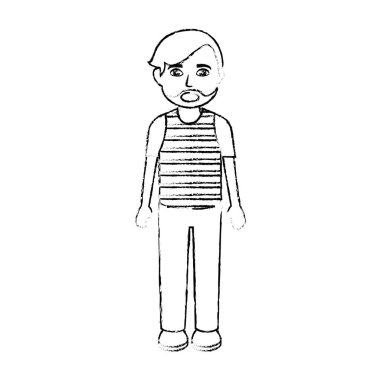 genç adam avatar karakter