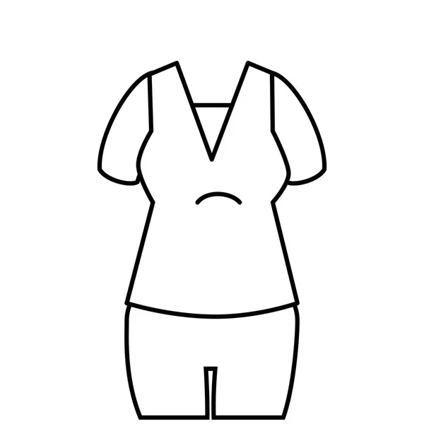 Жіноче плаття випадкова іконка — стоковий вектор