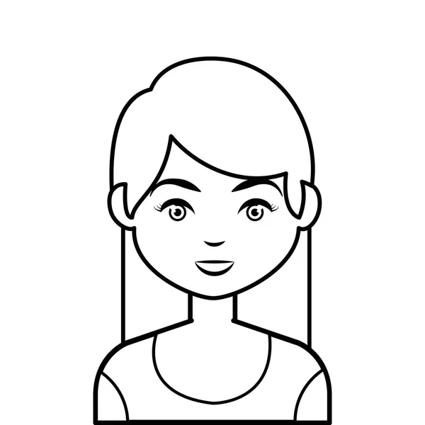 Femme d'affaires mignonne avatar personnage — Image vectorielle