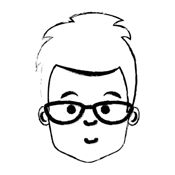 Jonge man avatar karakter — Stockvector