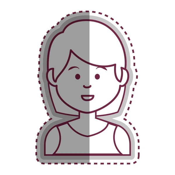 Skvělá obchodnice avatar postava — Stockový vektor