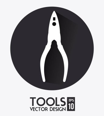 Beyaz arkaplan vektör illüstrasyonu üzerinde inşaat tasarımı