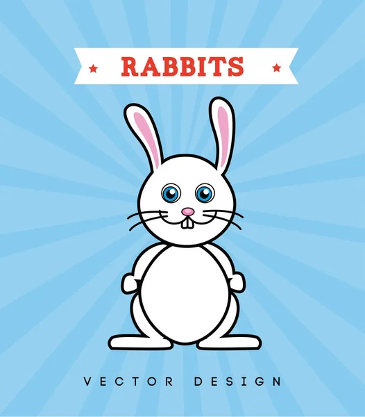 Pet design over blue background vector illustration — Stock Vector