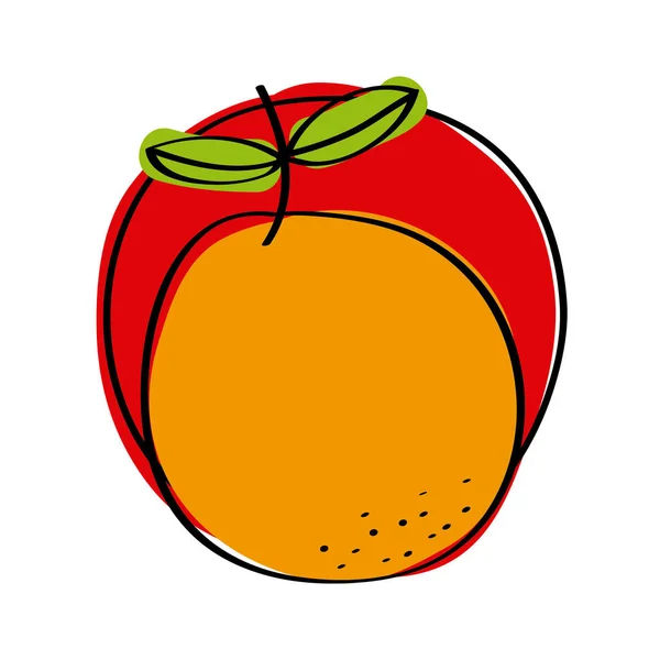Healthy fruit icon — Stock Vector