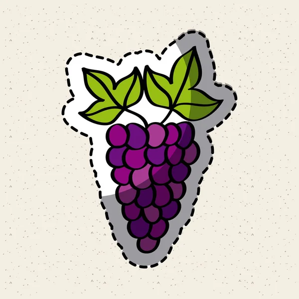 Gezond fruit pictogram — Stockvector