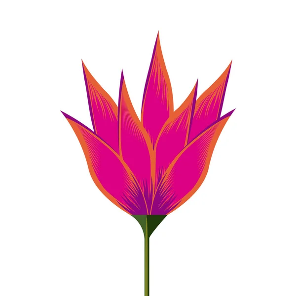 Trópusi virág ikon — Stock Vector
