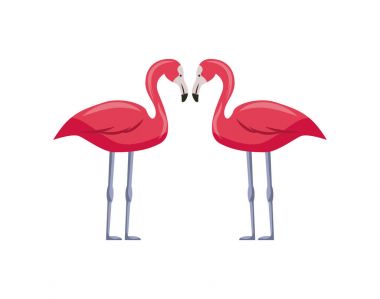 pembe flamingolar simgesi