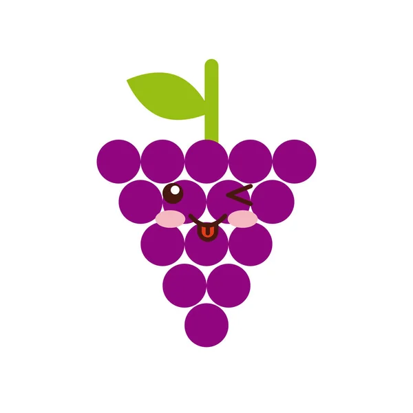 Grape Fruit pictogram — Stockvector