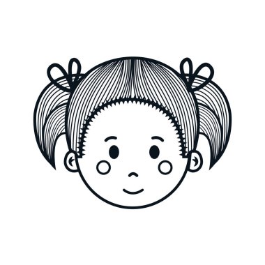 Kız çizgi film simgesi