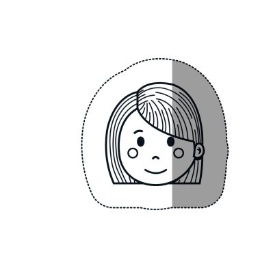 Kız çizgi film simgesi