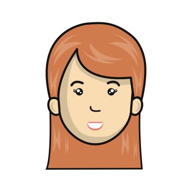 kadın karikatür simgesi