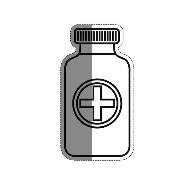 Icona della bottiglia della medicina — Vettoriale Stock