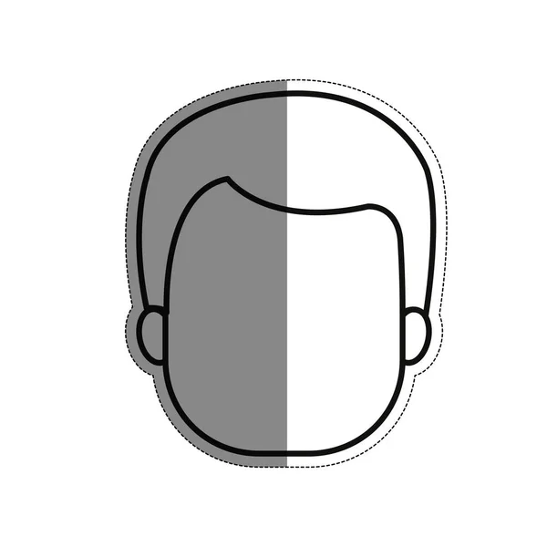 Man face icon — Stock Vector