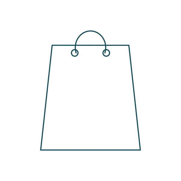 Icono de bolsa de compras — Vector de stock
