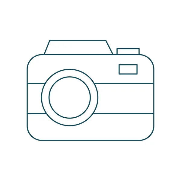 Ikona fotografické kamery — Stockový vektor