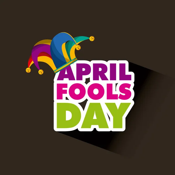 Апрельский день дураков — стоковый вектор