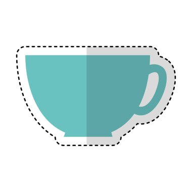 Kupası mutfak gereçler izole simgesi