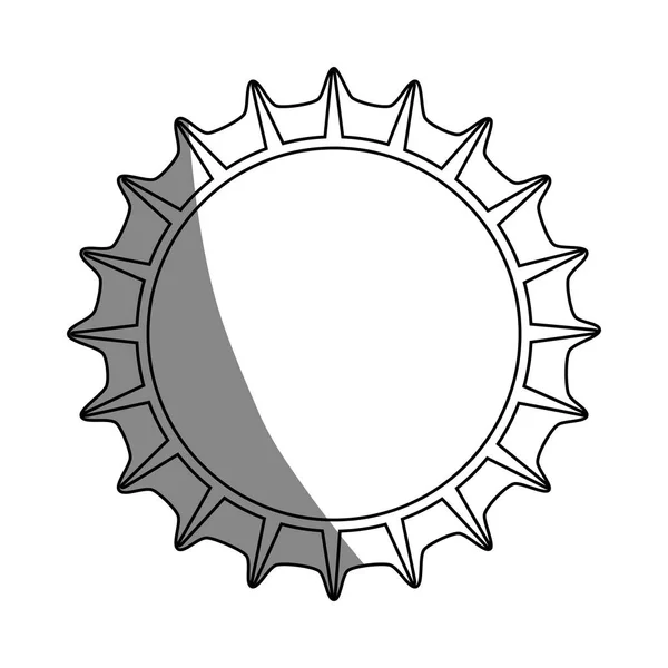 Ícone da forma do sol —  Vetores de Stock