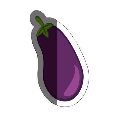 patlıcan sebze simgesi