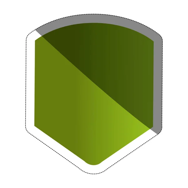 Shield badge icon — Stock Vector