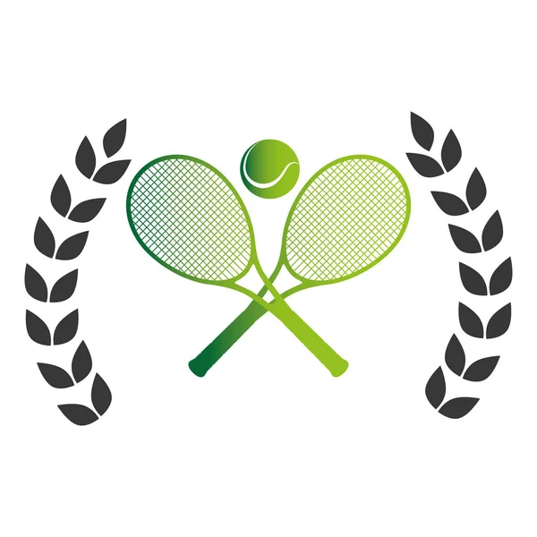 Теннисный спорт — стоковый вектор