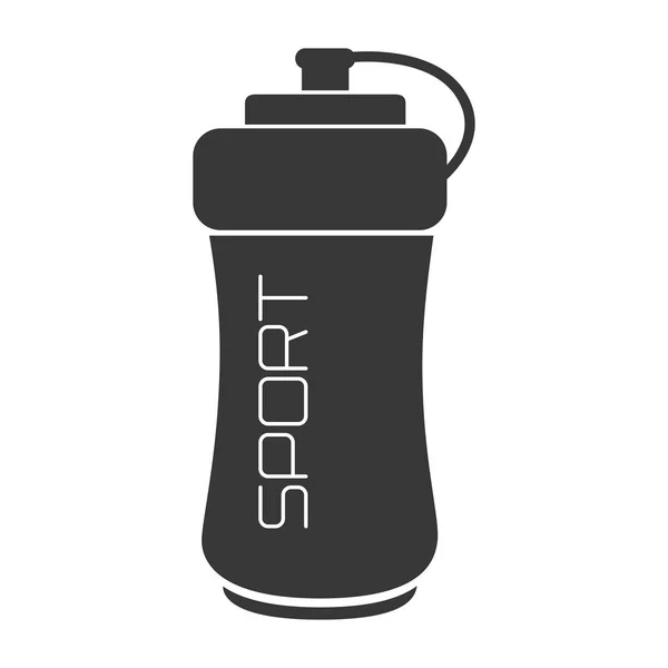 Icono de botella de deporte — Vector de stock