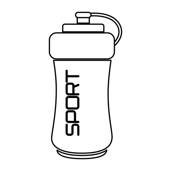 Sport fles pictogram — Stockvector