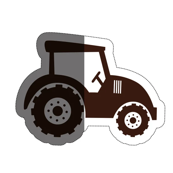 A mezőgazdasági traktor ikonja — Stock Vector