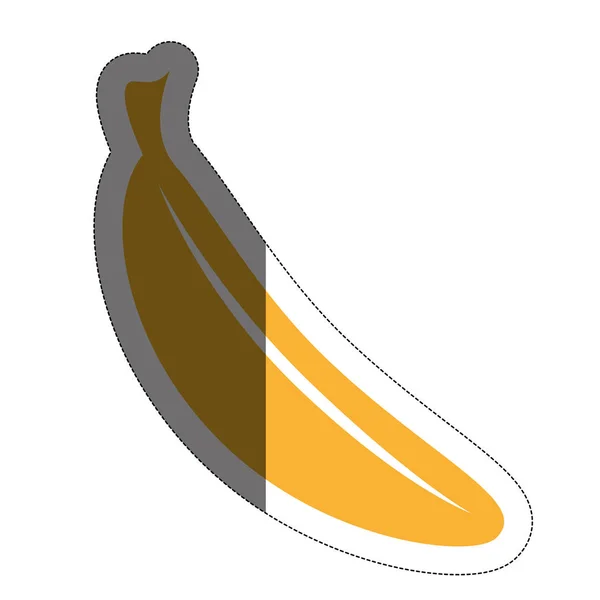 Banana fruit icon — Stock Vector