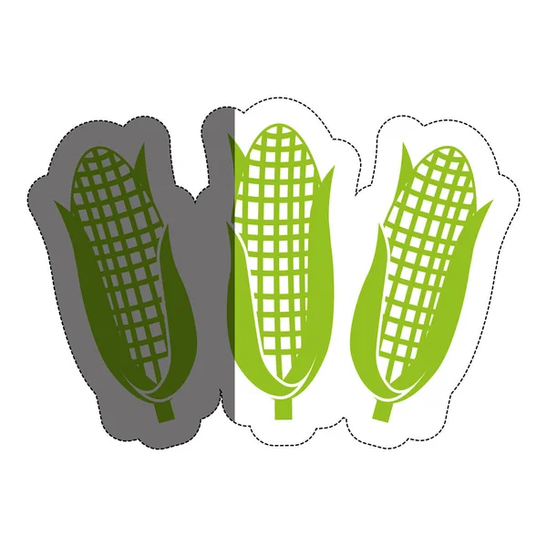 玉米蔬菜图标 — 图库矢量图片