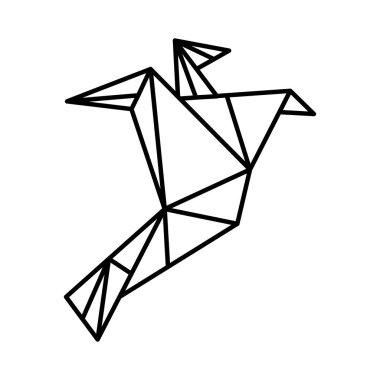 kuş düşük Poli stili