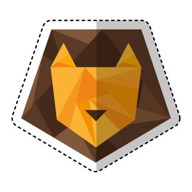 Aslan düşük Poli stili