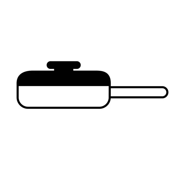 Izolované ikona posouvání kuchyňské náčiní — Stockový vektor