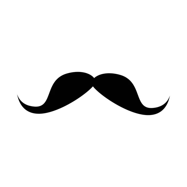 Imagen icono bigote — Vector de stock