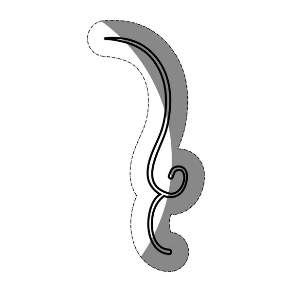 Ornamente zeichnen Symbol — Stockvektor