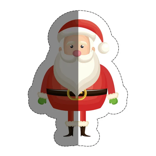 Santa claus icon — Stock Vector