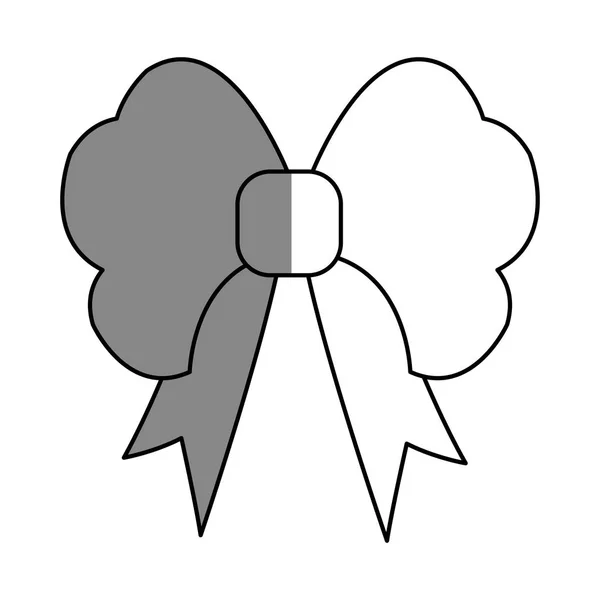 Boog pictogram met lint — Stockvector