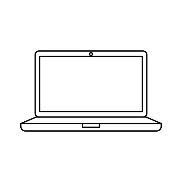 Laptop computer icon — Stock Vector