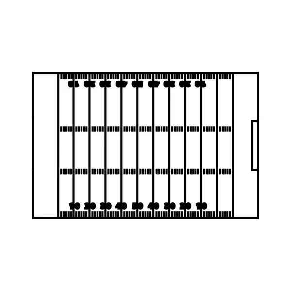 アメリカン フットボールのデザイン — ストックベクタ