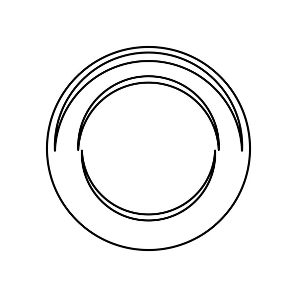 Maträtt ikonbild — Stock vektor