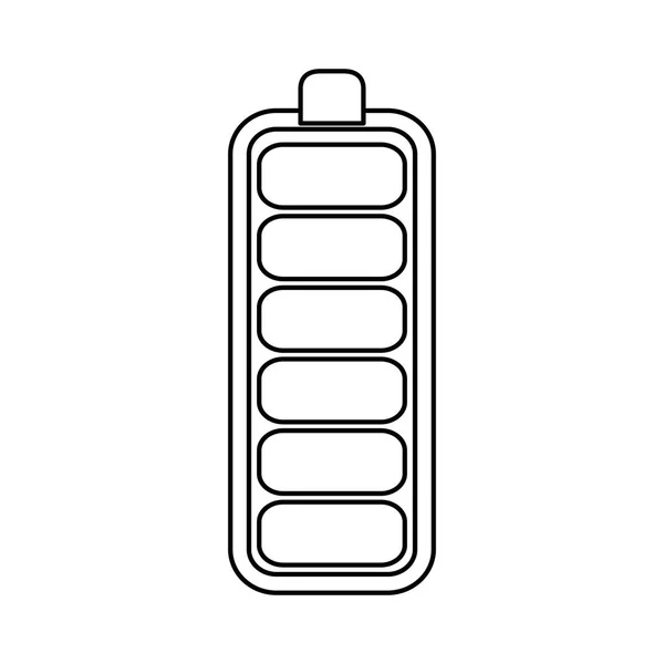 Icono de la batería imagen — Vector de stock