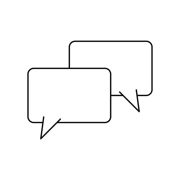 Speech bubble icon — Stock Vector