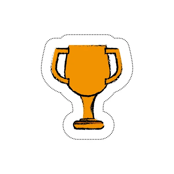 Trofee pictogramafbeelding — Stockvector