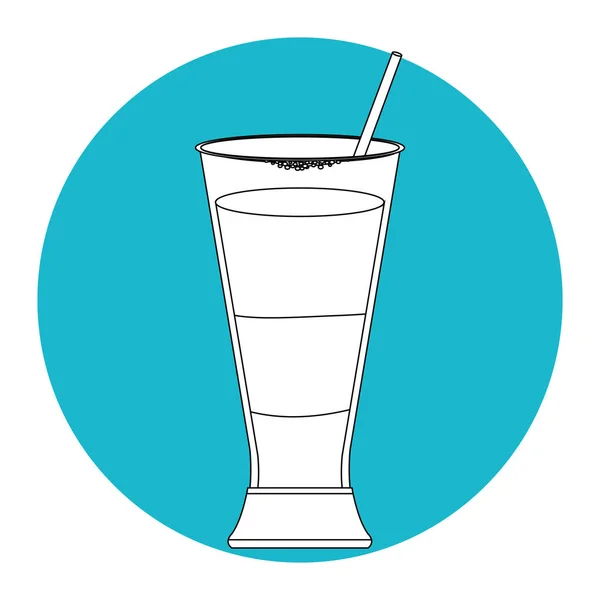Drink pohár ikon — Stock Vector
