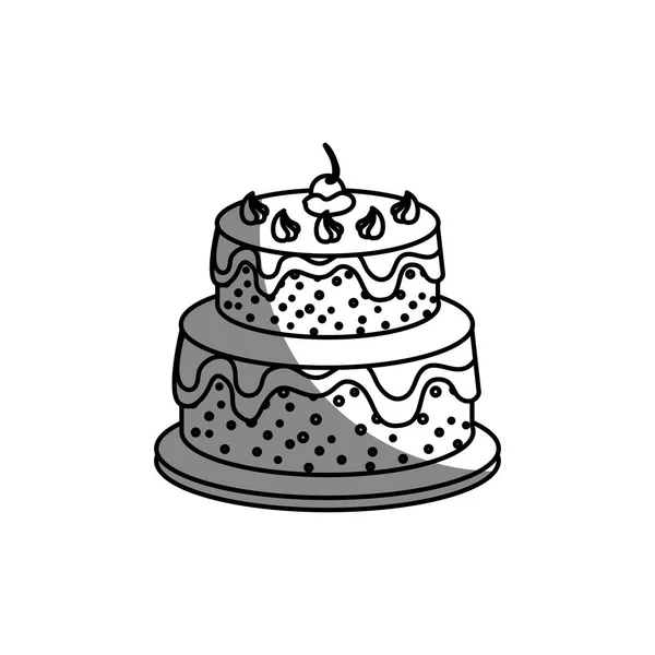 甘いケーキのアイコン ロイヤリティフリーのストックイラスト