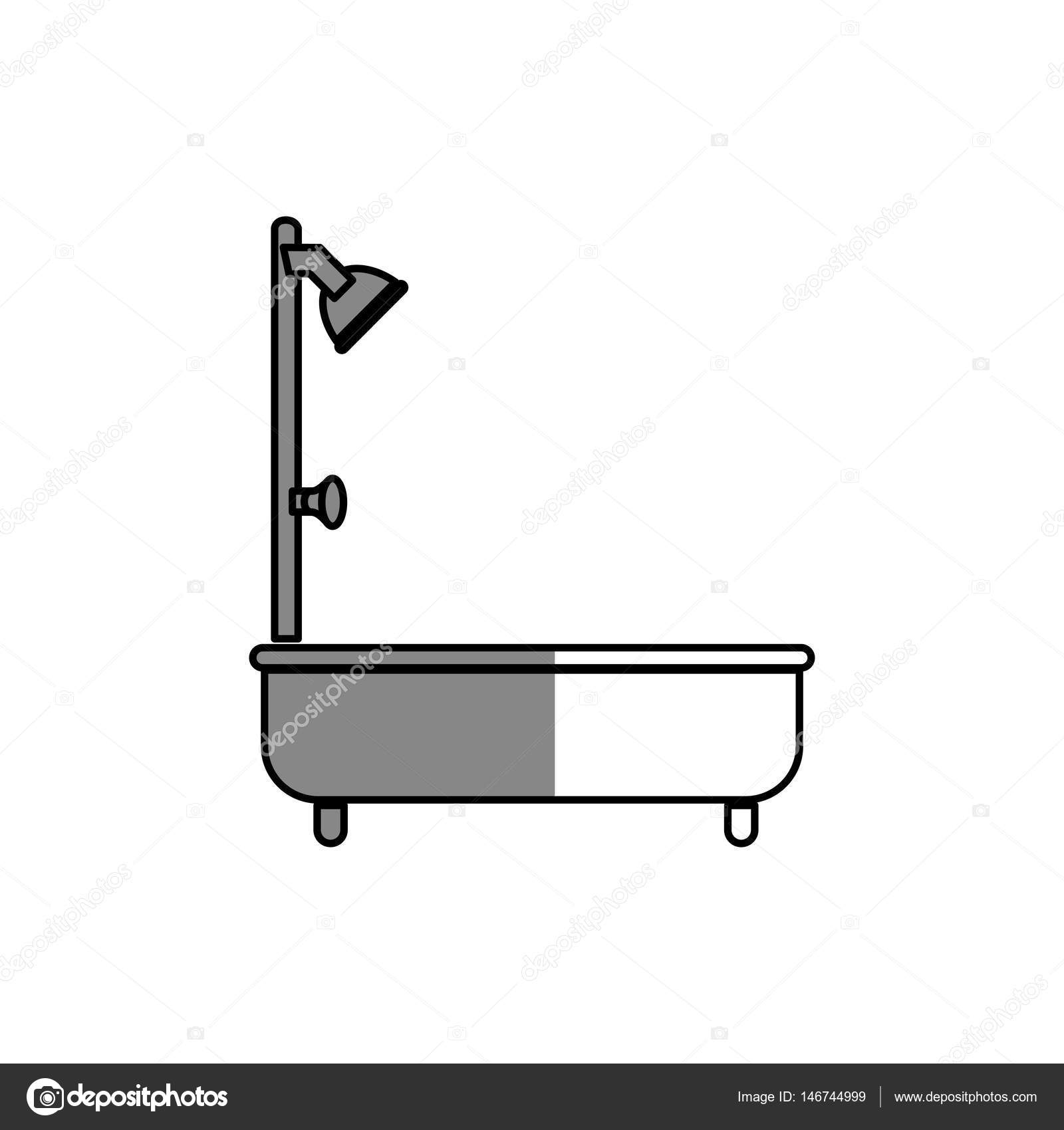 Bathtub Silhouette Isolated Icon Stock Vector Yupiramos 146744999 Bathtub Silhouette Isolated Icon Vector Ilration Design By Yupiramos