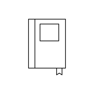 metin kitap kütüphane izole simgesi