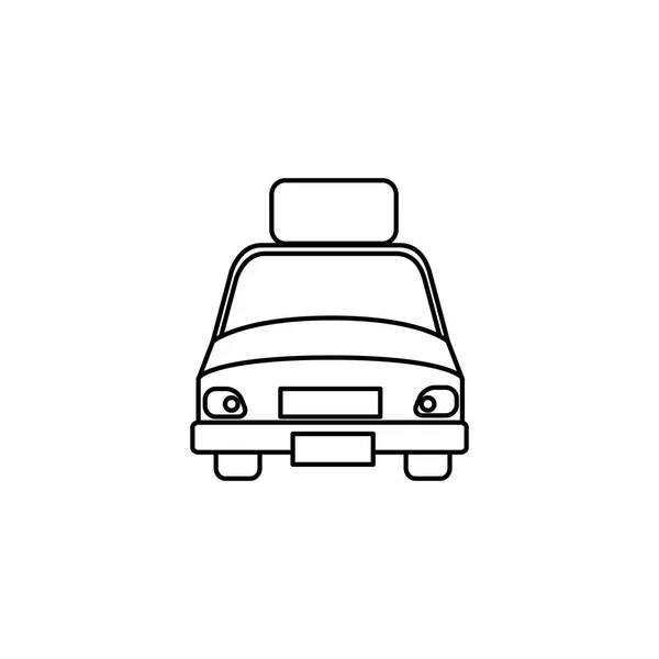 Auto Fahrzeug isoliert Symbol — Stockvektor