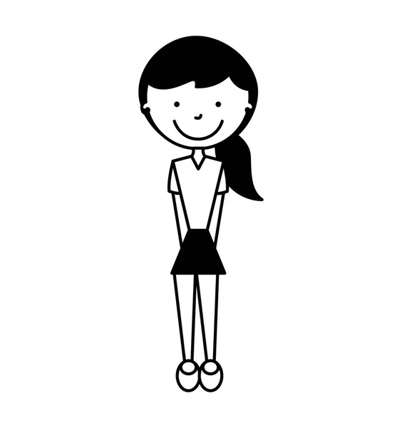 Personaggio avatar donna carina — Vettoriale Stock