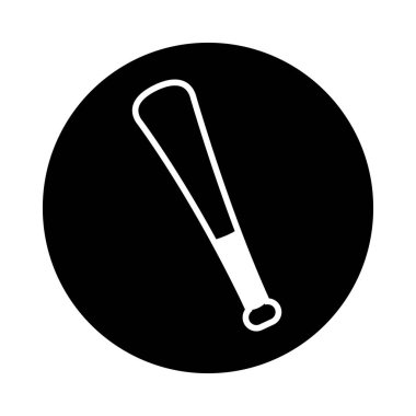 beyzbol sopası izole simgesi